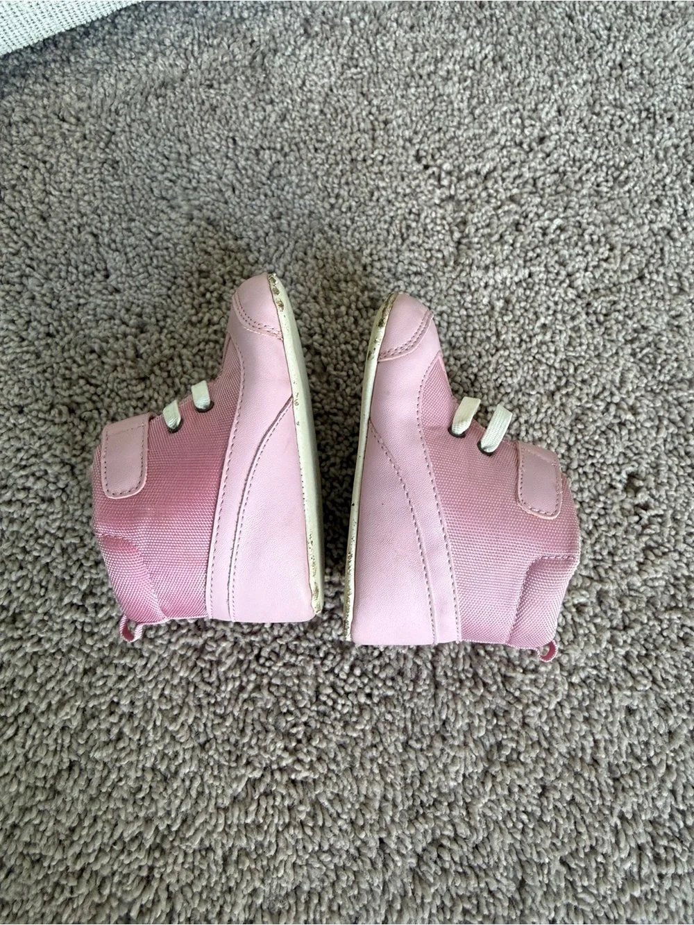 Ralph Lauren Polo Pink High-Top Kids crib boots Sneakers